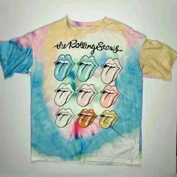 Tops - Women’s Rolling Stone Tye-Dye Graphic T-Shirt Size Medium